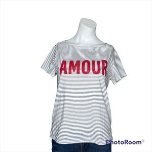 5a7 Cinq A Sept Amour Striped Top Sz S NWT